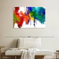 thumbnail image 2 of Elephant Stock Abstract Paint Splash Wall Art - Horizontal Canvas Wall Art - Living Room Wall Decor - Abstract Canvas - Brown And Green Decor - 39" x 26", 2 of 8