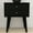 Black Oak, variant on STYLIVIA 2 Drawer Nightstand Set with Metal Handles Sage Green, Reveira Eichi 18.1" W x 14.2" D x 22" H