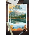 thumbnail image 3 of Rocky Mountain National Park, Colorado, Painterly National Park Series (12x18 Wall Art Poster, Room Decor), 3 of 3