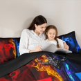 thumbnail image 5 of Castle Fairy Lightsaber Gamepads Boy 2pcs Bedding Comforter Set,Video Game Twin Comforter Sets,Abstract Gradient Breathable Bedding Set,Luxury Bedroom Decor, 5 of 8