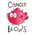 thumbnail image 2 of CafePress - Cancer Blows Infant Bodysuit - Baby Light Bodysuit, Size Newborn - 24 Months, 2 of 4