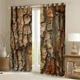 thumbnail image 2 of Feelyou Tree Branches Men Black Out Curtains, Plant Curtains Pack of 2 (42x63 Each), 2 of 6
