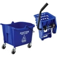 thumbnail image 5 of Global Industrial Mop Bucket And Wringer Combo 38 Qt. Side Press Blue, 5 of 7