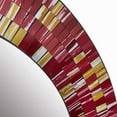 thumbnail image 2 of Decorshore Handmade 24" Round Mosaic Decorative Wall Mirror, Multicolorful Glass Tile Décor for Home, 2 of 5