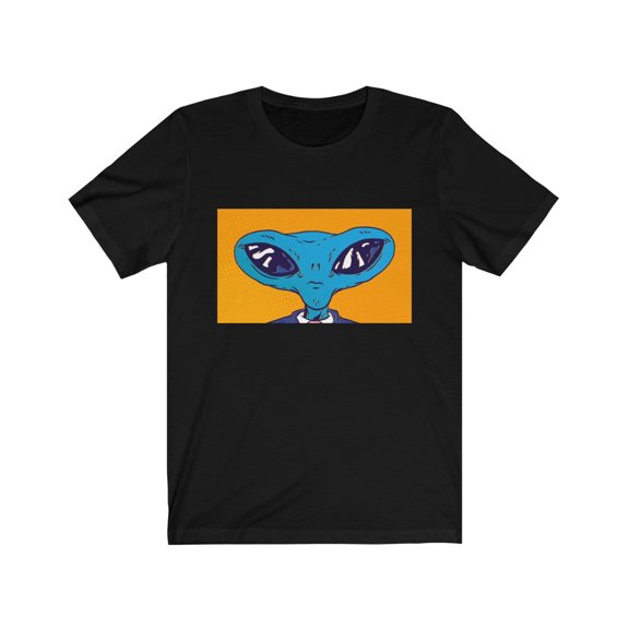 for Alien UFO Fan Head Alien UFO TShirt