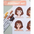 thumbnail image 4 of Juego de rotuladores Ohuhu Skin Tone, 36 colores, brocha de doble punta Maui, 4 of 8