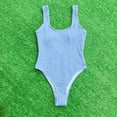 thumbnail image 6 of MSJUHEG Full Coverage Slimming Swimwear,Plus Size Swimsuit for Women,Tie Side,High Cut,High Cut Backless,Monokini,Strapless Bathing Suits Blue L, 6 of 6