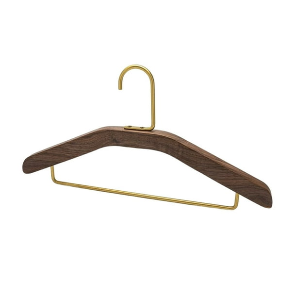 Retro Wooden Coat Hangers Multi Purpose Shirt Hangers For Storing Dress