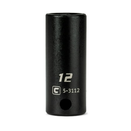 UPC: 0886352531122 | Capri Tools 3/8 in. Drive 12 mm Semi-Deep Impact Socket