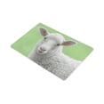 thumbnail image 2 of MKHERT Face of White Lamb Doormat Rug Home Decor Floor Mat Bath Mat 30x18 inch, 2 of 3