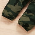 thumbnail image 7 of 4T Girls Pants Set Daddy's Girl Baby Clothes Long Sleeve Ruffle Shirt Tops with Camo Pants Toddler Girl Outfits, 7 of 7