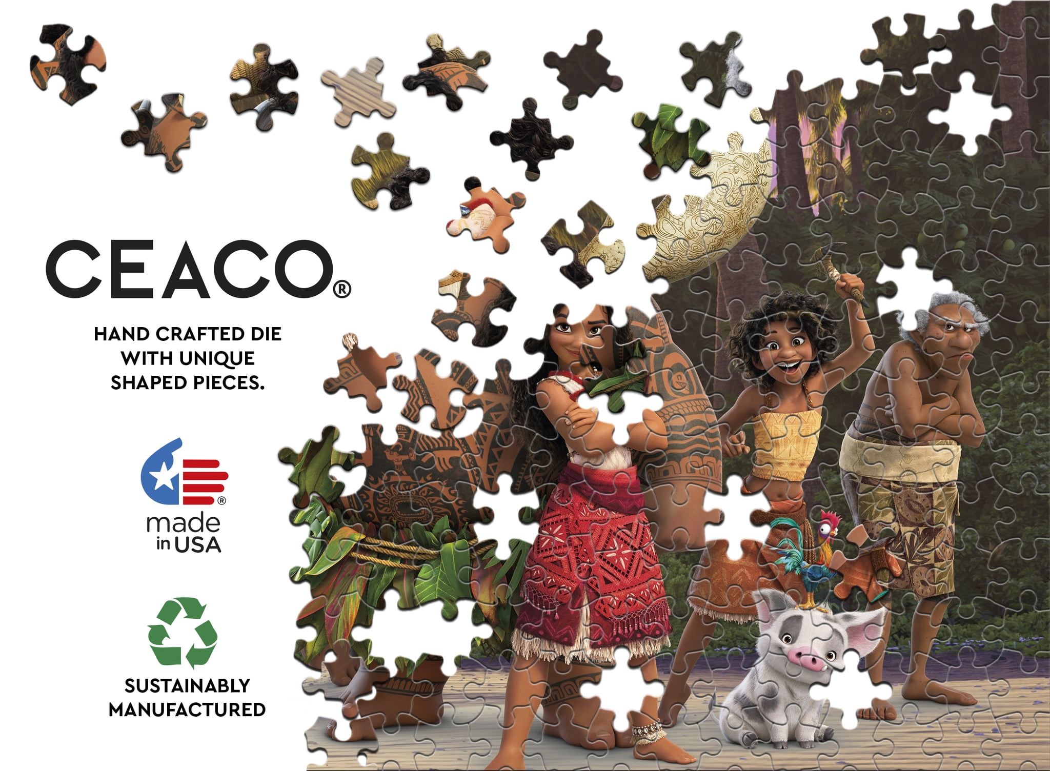 Puzzle en 1500 pièces Ceaco Moana pour adultes, à partir de 14 ans