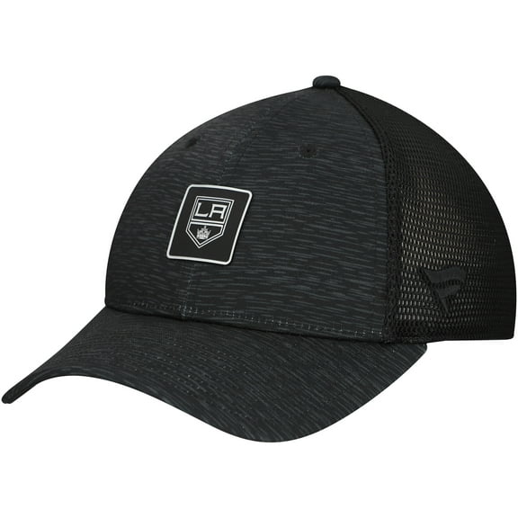 Women's-Fanatics  Black Los Angeles Kings Authentic Pro Adjustable Trucker Hat