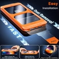 thumbnail image 2 of Protector de pantalla TOCOL para iPhone 12 Pro Max, paquete de 2, 2 of 6
