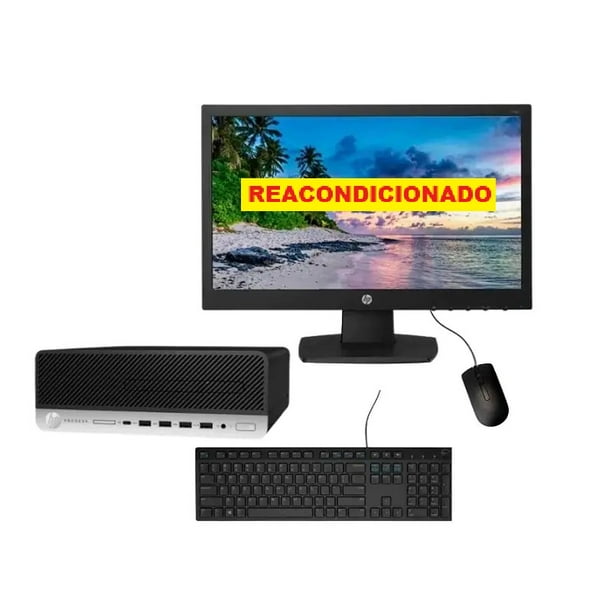PC HP ProDesk 600 G3 SFF - Intel Core i5-6a -MONITOR 19"- 8GB - 1TB - REACONDICIONADO