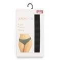 thumbnail image 2 of Joyspun Women's Cotton-Blend Thong Panties, 6-Pack, Sizes S-XXXL, 2 of 3