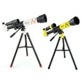 thumbnail image 3 of Bewildely Telescopio astronómico de plástico para niños, juguete de enseñanza de alta luminosidad para exteriores, protección ocular para Juguetes Educativos Amarillo XD168-004, 3 of 5
