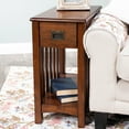 thumbnail image 6 of Butler Specialty Larina Shaker Wood Chairside Table In Brown, 6 of 9