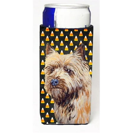Cairn Terrier Candy Corn Halloween Portrait Michelob Ultra bottle sleeves For Slim Cans - 12