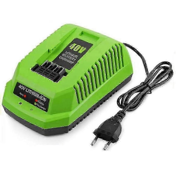 2026 40v Lithium Battery Charger For Greenworks 29482 G-max 40v Li-ion Battery 29472 29482 29652 G40825