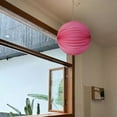 thumbnail image 4 of Pink Single Paper Lantern Pink Hanging Decorative Ball For Home Party Wedding Festival Decoration Easy Setup Foldable Design Festive Atmosphere, 4 of 7