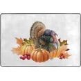thumbnail image 4 of SKYSONIC 72x48in Thanksgiving Turkey Pumpkins Area Rug, Autumn Harvest Maple Non-Slip Floor Carpet for Indoor Living Dining Room and Bedroom Area, 4 of 7