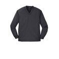 thumbnail image 5 of Sport-Tek Youth V Neck Raglan Wind Shirt-S (Graphite Grey), 5 of 6