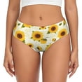 thumbnail image 1 of Balery European-style Pattern Sunflower A Ropa Interior de Algodón para Mujer con Dibujo – Braguitas Cómodas y Elásticas, Estilo Clásico-Medium, 1 of 6