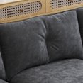 thumbnail image 6 of Modern U Shaped Sectional Sofa, 6 Seaters Chenille Upholstered Modular Couch With Movable Ottomans For Living Room Office, 6 of 12