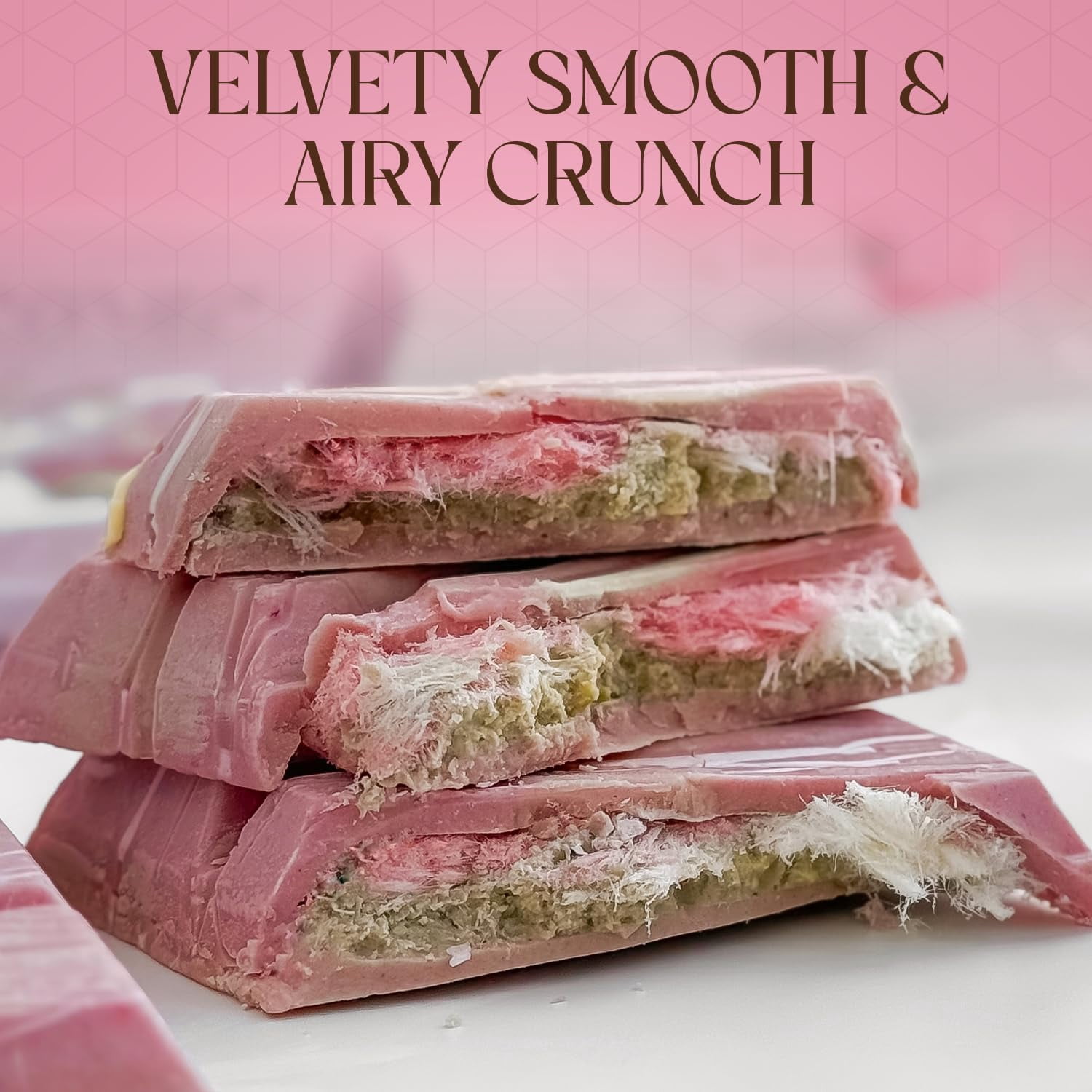 BeeMax Angel Hair Dubai BCF26 Chocolate Bar, 6oz White Chocolate Bar with Pistachio Cream & Cotton Candy - Unique Middle Eastern Luxury Gourmet Candy - Ideal for Gift or Special Occasions