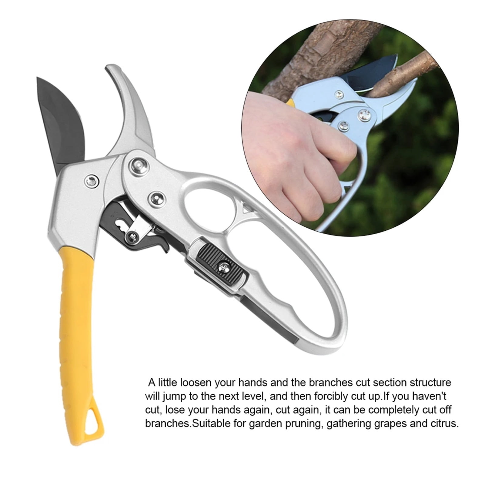 High Carbon Steel Pruning Shears Cutter Gardening Plant Scissor Branch Pruner Trimmer Tools