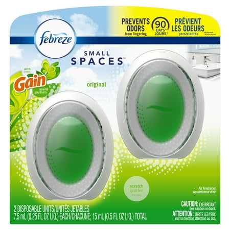 Febreze Small Spaces Air Freshener with Gain Scent, Original, 2