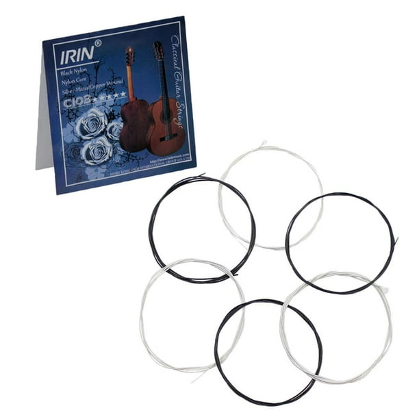 6 Piezas Cuerdas de Reemplazo Guitarra Set de Cuerdas Guitarra Clásica Piezas Hugo Juego de cuerdas de repuesto para guitarra