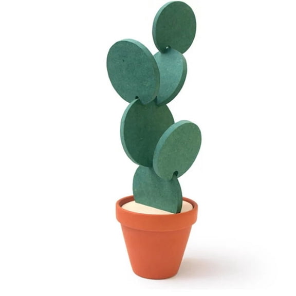 Cactus Coasters Heat Insulation DIY Home Tableware Coffee Cup Holder Elegant Plant Shape