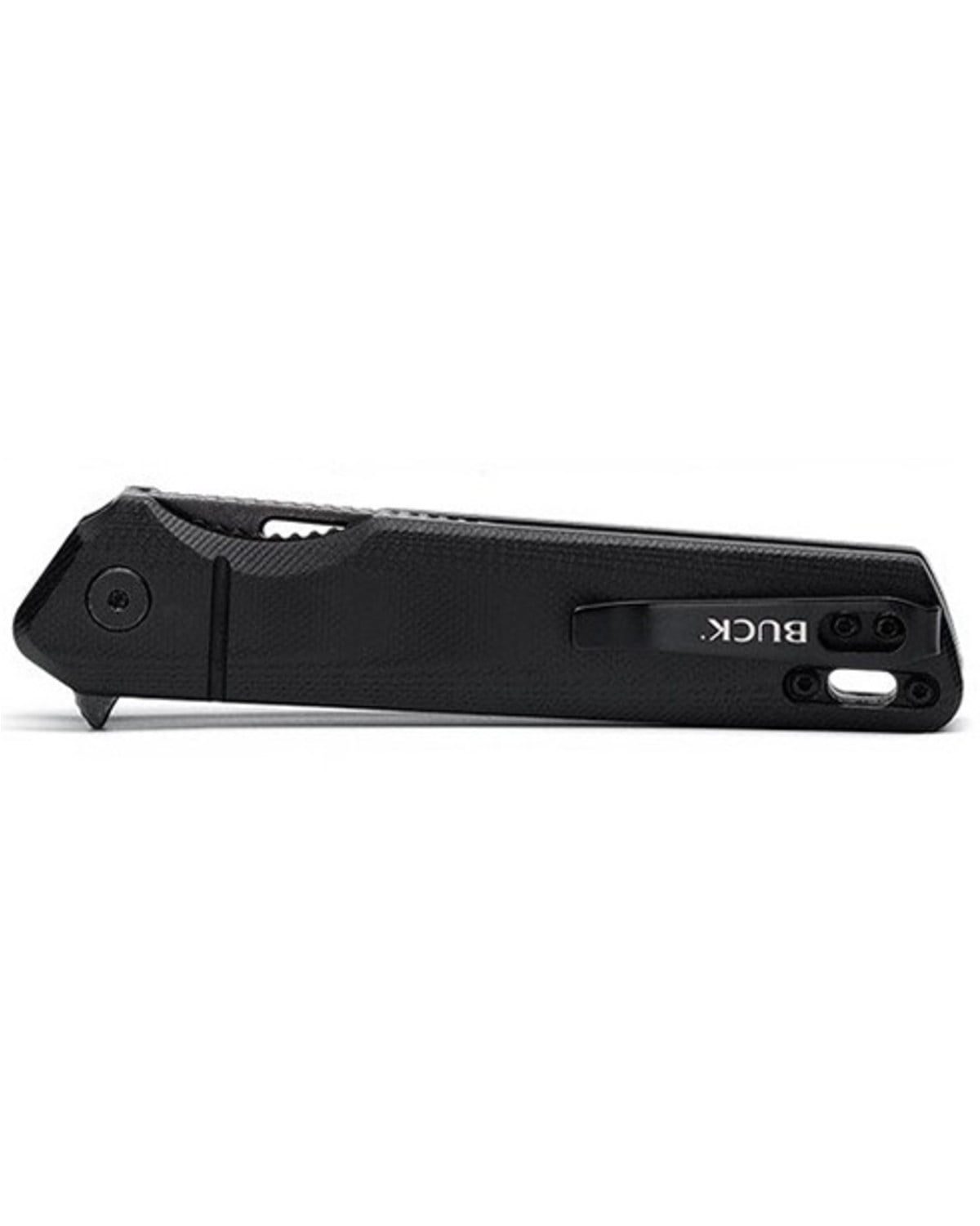 Buck Knives 239 Infusion Modified Tanto Folding EDC Knife, 3-1/5” Blade, Black, 2.82 oz