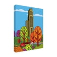 thumbnail image 2 of Ron Magnes 'Cathedral Of Learning Pittsburgh' Canvas Art, 2 of 3