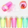 thumbnail image 3 of 5Pcs Nail Stamper With 5Pcs Image Scraper Clear Print DIY Manicure Stamping Set Nail Art Pattern Transfer, 3 of 7