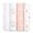 Blushing Bunnies, variant on aden + anais Essentials 100% Muslin Cotton Swaddle Blanket, Unisex, 4 Pack, Natural History