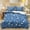 Blue Heart Star, variant on ZIATUBLES 3 Pieces Queen Size Duvet Cover Set, Pug Puppy Paw Print, Soft Polyester All-Season Bedding, 1 Duvet Cover and 2 Pillowcases, Comfy Bed Lines for Home, Dorms