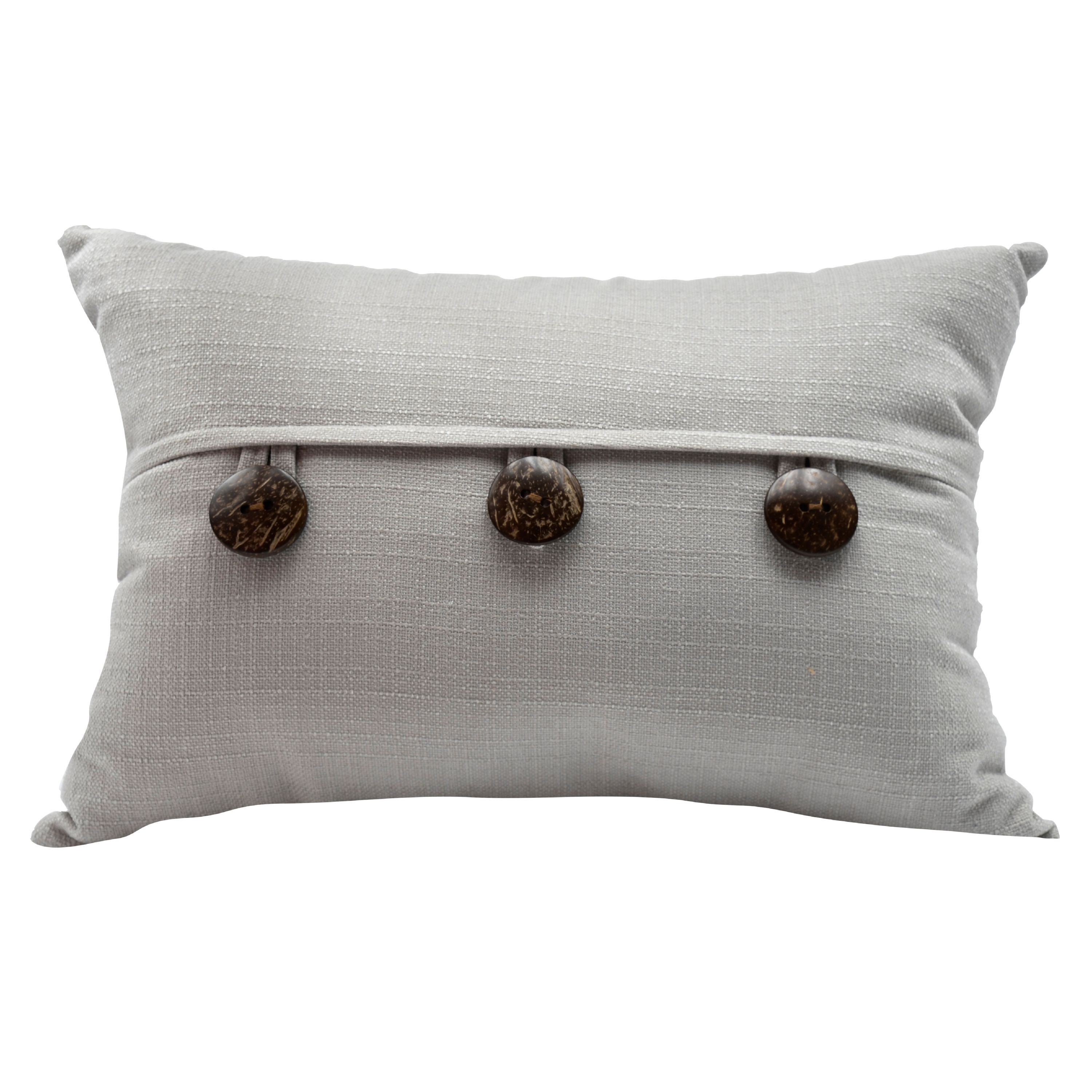 Mainstays Dynasty Oblong 3 Button Decorative Throw Pillow, 14" x 20
