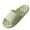 Green, variant on Shower Shoes for Mens and Womens Couples Slide Hollow Crisscross Sole Quick Drying Lightweight Non Slip Open Toe Solid Color Indoor Beach PVC Slipper White