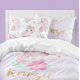 thumbnail image 1 of Juego de cama infantil personalizado Unicornio morado (edredón o funda nórdica), 1 of 5