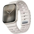 thumbnail image 1 of Bandas magnéticas de silicona compatibles con Apple Watch Band 49 mm 46 mm 45 mm 44 mm 42 mm para hombres y mujeres, correa deportiva ajustable para iWatch Ultra2 Ultra Series 10 9 8 7 6 5 4 3 SE (bla, 1 of 5