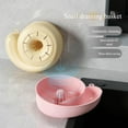 thumbnail image 6 of Snail Shaped Drainer,Snail Shaped Fruit Vegetable washer,Snail Drain Basket,Rotating Fruit Vegetable Washing Bowl with Strainer,9.25x3.15 Inch,Portable Kitchen Cleaning Device, 6 of 6