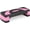 Black/Pink, variant on Aerobics Stepper Platform with 4/6/8 inch Height Stackable Risers