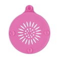 thumbnail image 1 of BUYISI Multi Purpose Hair Catcher For Showers And Sinks With Strong Suction Feature Pink, 1 of 7