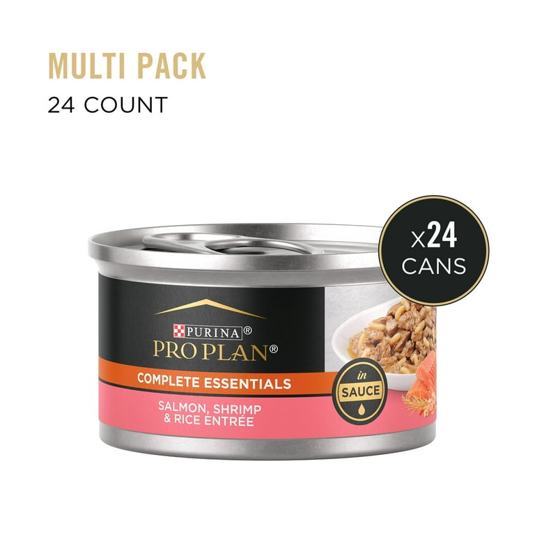 Purina Pro Plan Savor Adult Salmon, Shrimp & Rice in Sauce Entree Canned Cat Food