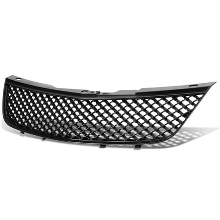 Chevrolet Impala Grille Replacement For 2000 to 2005 Chevy Impala ABS Plastic Mesh Style Front Upper Grille (Black) - 8th Gen W -body Hi -Mid 01 02 03 04 ()
