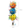 thumbnail image 3 of Bird Toy Creative Stuffed Plastic Ball Parrot Hanging Toy Bird Chewing Toy, 3 of 7