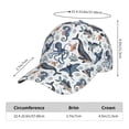 thumbnail image 5 of Kdxio Unisex Underwater Animals 1 Pattern Baseball Cap Unisex Washed Classic Adjustable Hat, 5 of 5